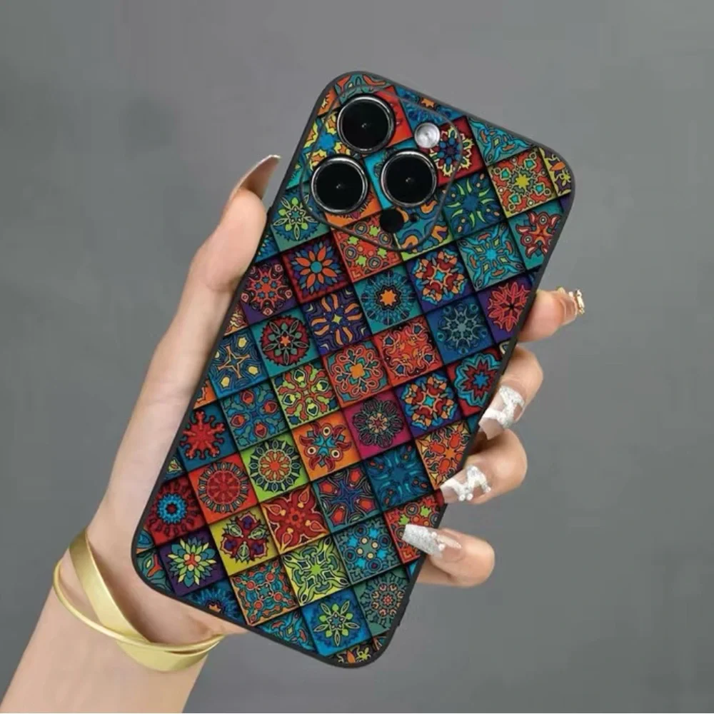 Brand New Bohemian Pattern Mobile Case for IPhone 14 Pro Max